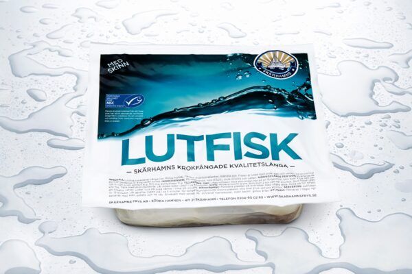 Lutefisk from Sweden supplied by Skärhamns Frys - Frozen Dried Cod