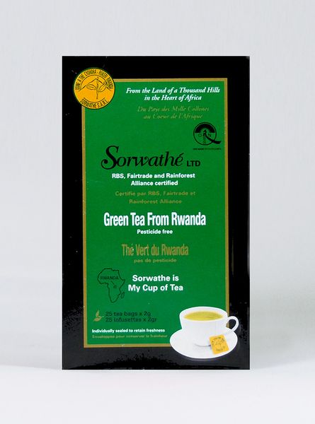 Green Tea from 르완다 supplied by SORWATHE - Flakes 대용량 녹차