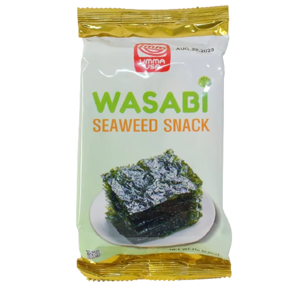 UMMA USA Wasabi Seaweed Snack from 미국 supplied by Route66 International Inc - Fresh (=Chilled=Raw) 신선 해초