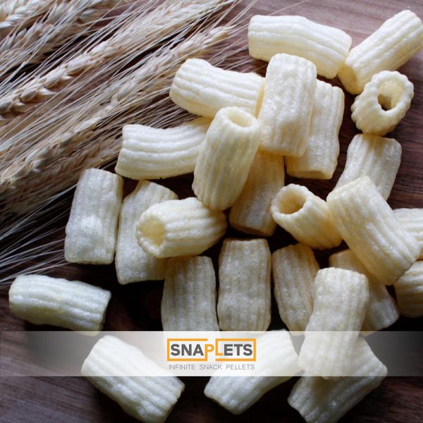 SNAPLETS-Wheat Crinkle Medium Tube Snack Pellet from 이집트 supplied by SNAPLETS - Grain Snack