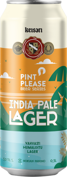 Beer- Pint Please Indian Pale Lager from Finland supplied by Nokian Brewery - Other Beer
