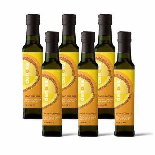 Macadamia Nut Oil Unrefined from 남아프리카공화국 supplied by Denova Products - Glass Jar (=Glass Bottle) 마카다미아 오일