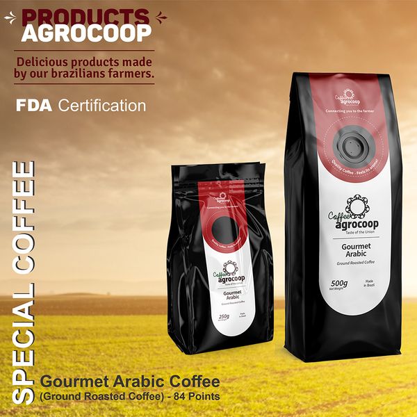 Gourmet Arabic Coffee from 브라질 supplied by Agrocoop - Powder 생원두