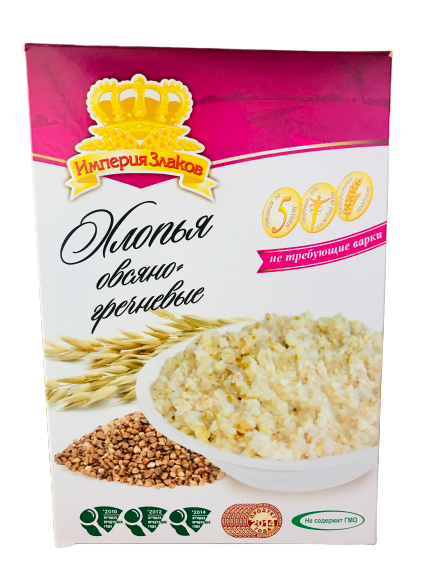 Instant Oat-Buckwheat Flakes from Belarus supplied by Smorgon Bakery Plant - Quick Oats (=Instant) Oat Flake