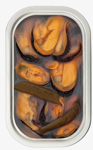 Mussel from 스페인 supplied by PORTO-MUINOS LAS VERDURAS DEL MAR - Meat 홍합 통조림