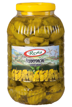Greek Pepper in Oil from 튀르키예 supplied by Reyka - Green 통조림 또는 병에 든 고추