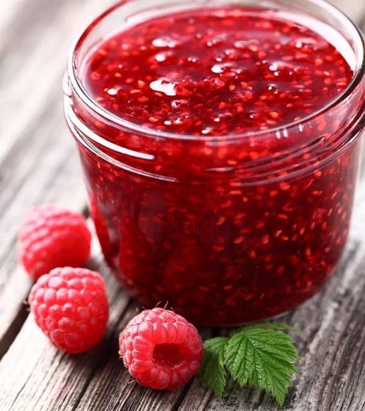 Raspberry Jam from Switzerland supplied by Pfister's Biotröimli - Biohof Sunnsite - Jam & Marmalade Raspberry Jam