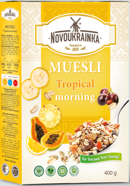 Muesli Tropical Morning from 우크라이나 supplied by LLC «Ukr-Agro-Product» - 뮤즐리