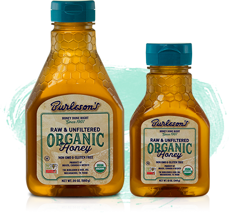 Organic Raw Honey from 미국 supplied by Burleson's Honey - Raw (=Natural Honey) 꿀