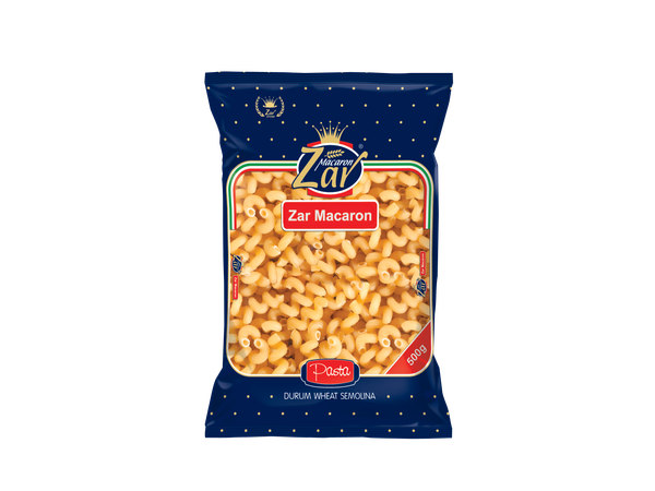 Cavatappi Zar macaron from Iran supplied by Zar Macaron - Uncooked Uncooked Pasta