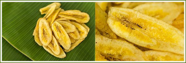 Banana chips Slants from 필리핀 supplied by Four Seasons Fruits Corporation - Chips 바나나 가공품