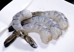 Black Tiger Shrimp Peeled Deveined Tailon from 인도 supplied by Nekkanti Sea Foods Ltd - Raw Peeled & Deveined (=RPD) 냉동 새우