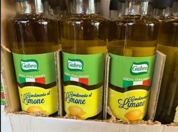Lemon Oil from 이탈리아 supplied by Gabro - Glass Jar (=Glass Bottle) 레몬 오일
