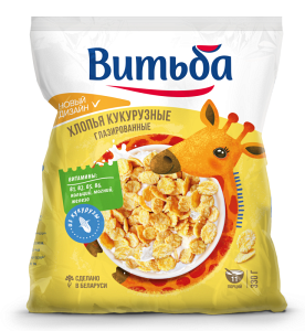 Corn Flakes from 벨라루스 supplied by CONFECTIONERY FACTORY VITBA - Glazed (=Candied) 통조림 또는 병에 든 옥수수