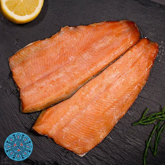 Hot Smoked Rainbow Trout from 영국 supplied by Gourmet's Choice Ltd - Smoked - Hot 훈제 송어