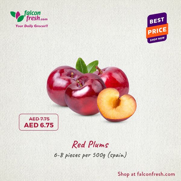 Red Plums from United Arab Emirates supplied by falcon fresh - Red Fresh Plum