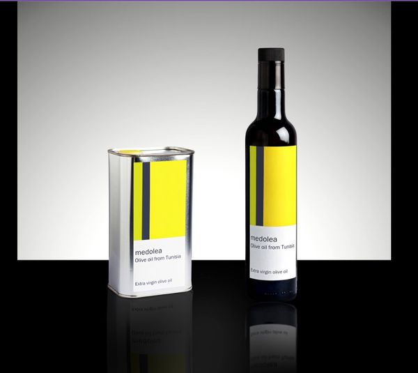 Olive Oil from Tunisia supplied by MEDOLEA - Glass Jar (=Glass Bottle) Olive Oil