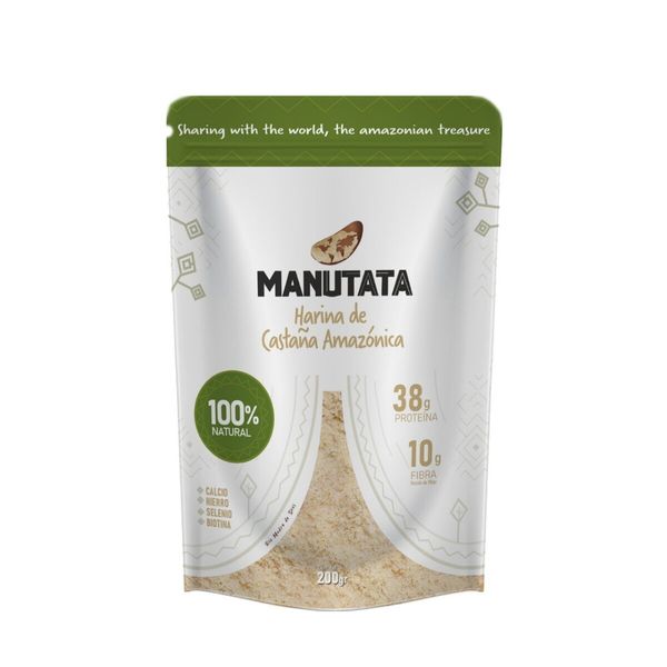 Organic Brazil Nut Powder from 페루 supplied by MANUTATA S.A.C. - Vacuum Packed (=VAC) 밤가루