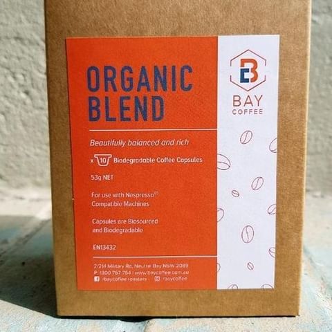Organic Blend from 호주 supplied by Bay Coffee - Capsules 커피 음료