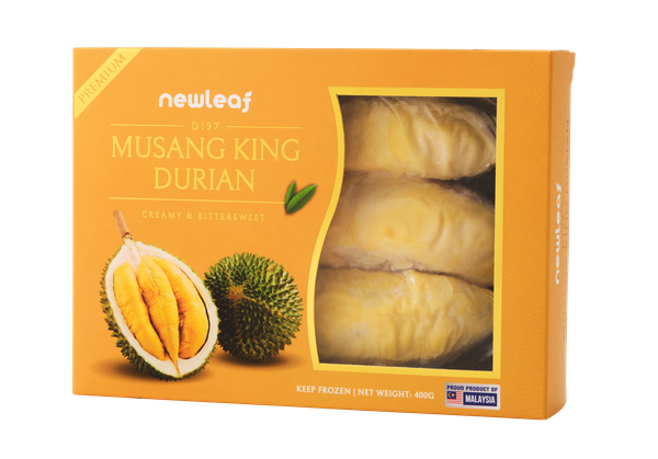 Frozen Musang King Durian Seed Pulp from 말레이시아 supplied by Newleaf Manufacturing Sdn Bhd - 씨 포함 과육 냉동 두리안