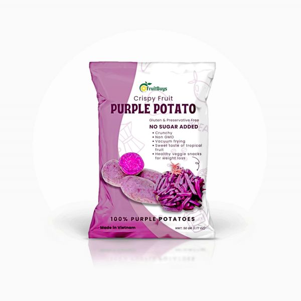 Purple Sweet Potato Chips - FruitBuys Vietnam +84-919739589 from Vietnam supplied by FruitBuys Vietnam - Chips