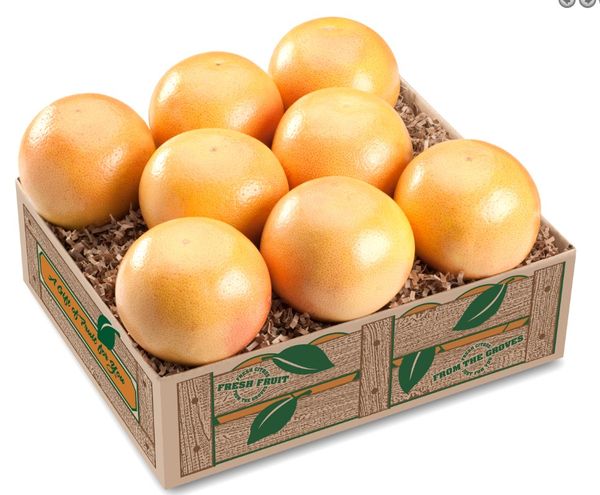 Fresh Grapefruit from United States supplied by Pell's Citrus & Nursery - Ruby & Red Varieties - Rio Red Fresh Grapefruit