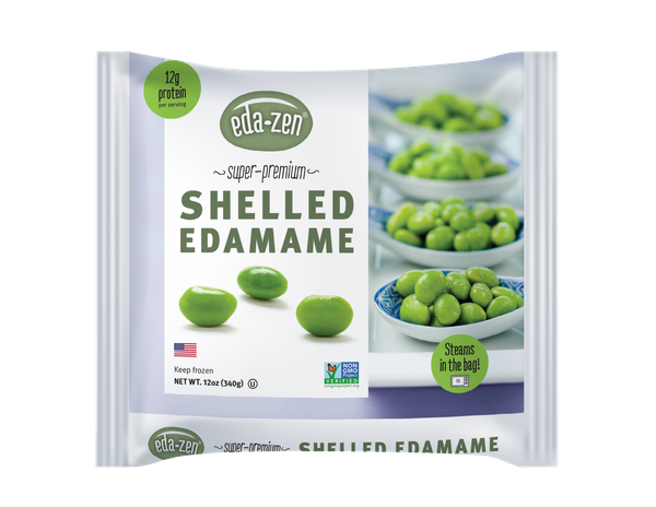 Frozen Edamame/Young Soybeans from 미국 supplied by American Vegetable Soybean & Edamame, Inc. / Greenwave Foods Inc - 껍질 없음(=알맹이) 대두