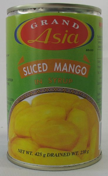 Sliced Mango in Syrup/ Natural Juice from 태국 supplied by Grand Asia Foods Industry Co., Ltd - Jarred 15oz., 30oz 망고 가공품