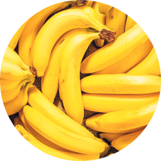 Bananas from 미국 supplied by Alasko Frozen Foods - IQF (=Individual Quick Freezing) 냉동 바나나