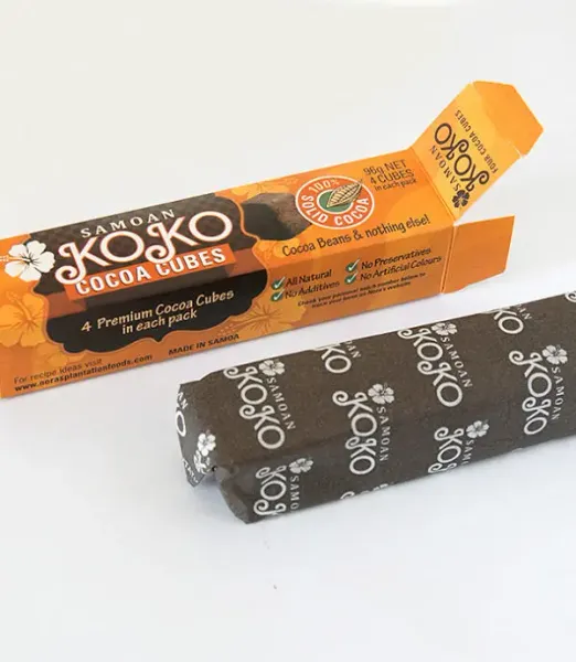 Cocoa Paste 96g from 사모아 supplied by Nora's Plantation Foods Limited - 큐브 코코아페이스트