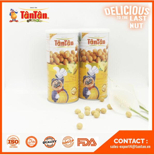 PEANUTS WITH CHEESE FLAVOR COATED from Vietnam supplied by TAN TAN CULTIVATION - MANUFACTURING - TRADING COMPANY LIMITED - crispy Nut Snack