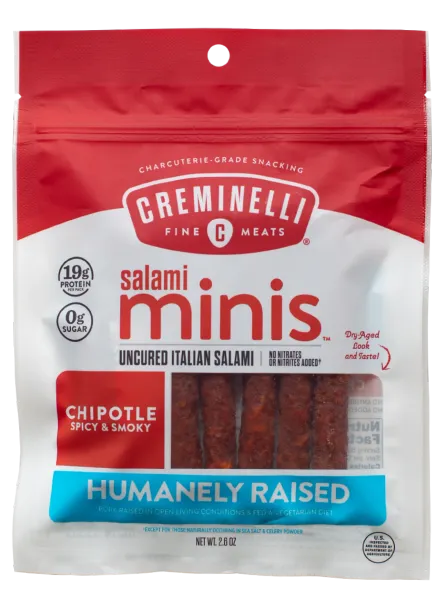 Salami from 미국 supplied by Creminelli Fine Meats, LLC - Vacuum Packed (=VAC) 살라미