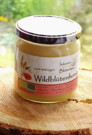 Honey from Germany supplied by Bioland Beekeeping Flower Dew - Orchad Honey