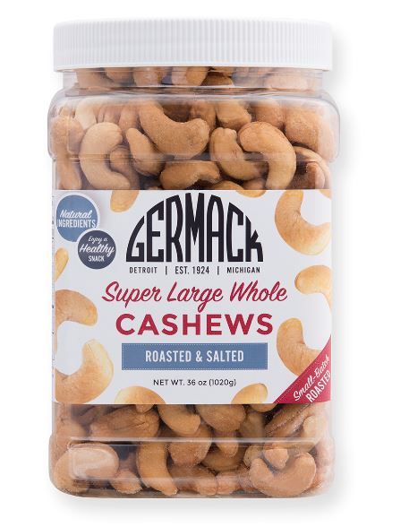 Cashew Roasted and Salted from 미국 supplied by germack - Light ash 캐슈너트 알맹이