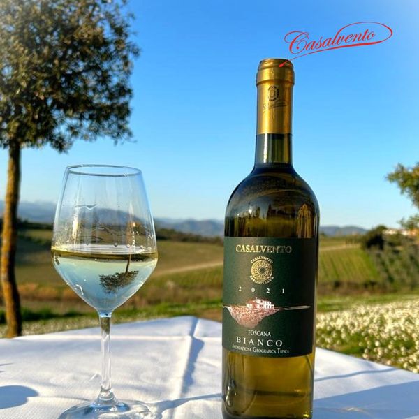 BIANCO TOSCANA IGT from 이탈리아 supplied by Az.Agr. Casalvento di Baronti Aldo - IGP (=Protected Geographical Indication) 화이트 와인