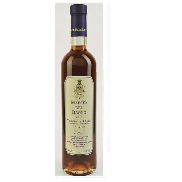 VIN SANTO DEL CHIANTI DOC ORGANIC  MAESTA' DEL BAGNO from Italy supplied by FATTORIA DI SAN LEO - Dessert Wine