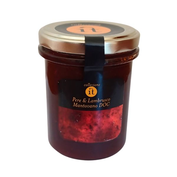 Pere & Lambrusco Mantovano Doc from Italy supplied by Consorzio Gourm.it - Pear Other Fruit Jam