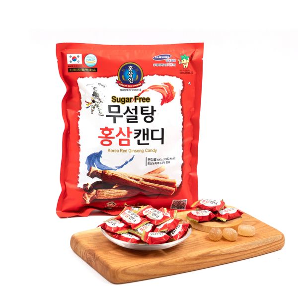Korean Sugar Free Red Ginseng Candy from 대한민국 supplied by Hongsam365 (Hongsamin) - 인삼 가공품