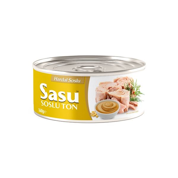 Canned tuna with mustard sauce from 튀르키예 supplied by sasu su ürünleri A.Ş - 160g x 48캔 참치 통조림