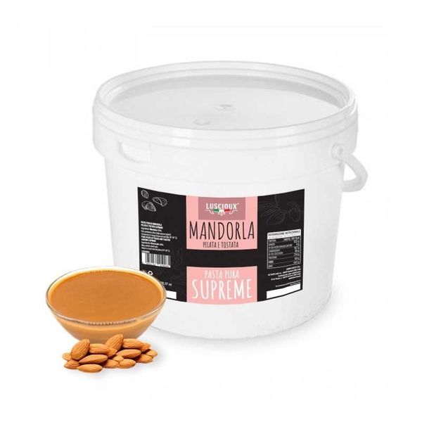 Pure Peeled and Toasted Almond Paste Supreme 5KG BUCKET from Italy supplied by Omnia Group Srl - Almond Oil