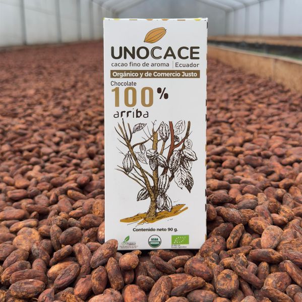 Organic Dark Chocolate Bar 100% from 에콰도르 supplied by UNOCACE - Pure 초콜릿