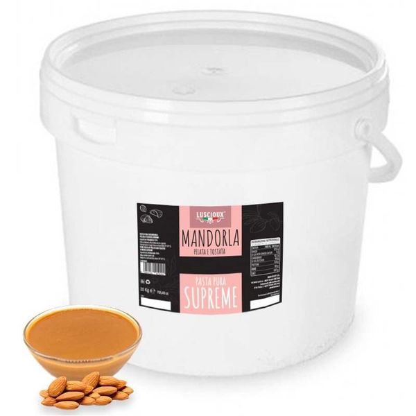 Pure Peeled and Toasted Almond Paste Supreme 20KG BUCKET from Italy supplied by Omnia Group Srl - Almond Oil