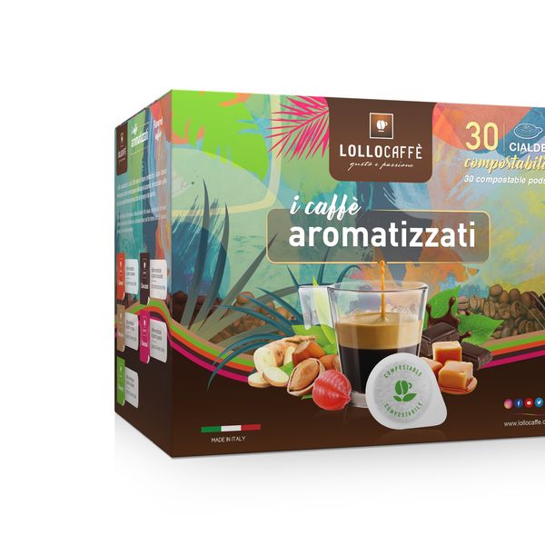 FLAVORED COFFEE PODS 30 PCS BOX from 이탈리아 supplied by Dical srl - 커피추출물