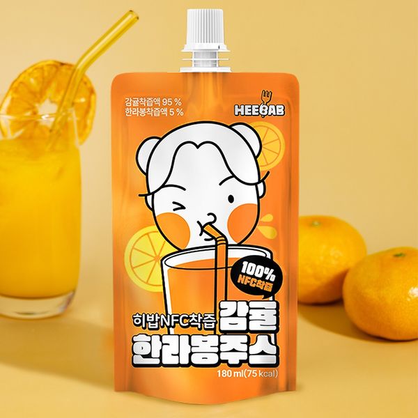 Mandarin & Hallabong HEEBAB Juice from 대한민국 supplied by WE'D LIKE CO., LTD. - 바로 마실 수 있는 상품 기타 주스 상품