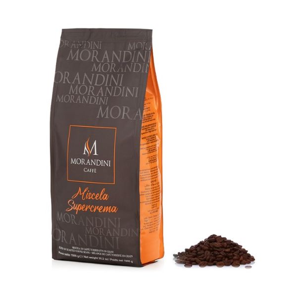 Miscela Supercrema Robusta & Arabica, 1 Kg whole beans from 이탈리아 supplied by Caffè Morandini Srl - 아라비카 볶은 원두
