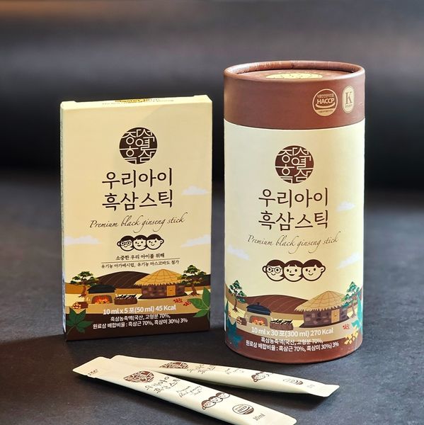 Master Jang's Black Ginseng Stick for Kiz (30 sticks) from 대한민국 supplied by Master Jang's Black Ginseng Lab - 인삼 가공품