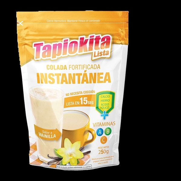 Tapiokita Lista – Instant Vanilla Colada (250g from 에콰도르 supplied by Incremar CIA. LTDA. - 인스턴트 분말 음료