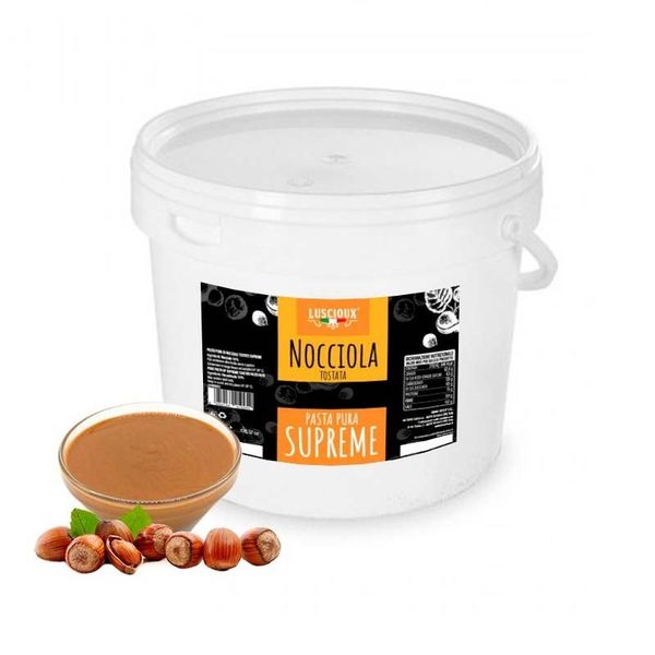 Supreme Pure Toasted Hazelnut Paste 5KG BUCKET from Italy supplied by Omnia Group Srl - Hazelnut Oil