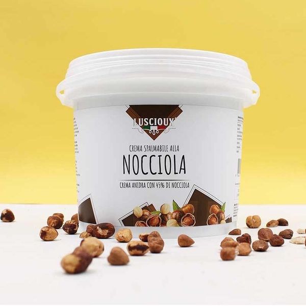Hazelnut Anhydrous Cream 45% for Filling from Italy supplied by Omnia Group Srl - High Quality Hazelnut Oil