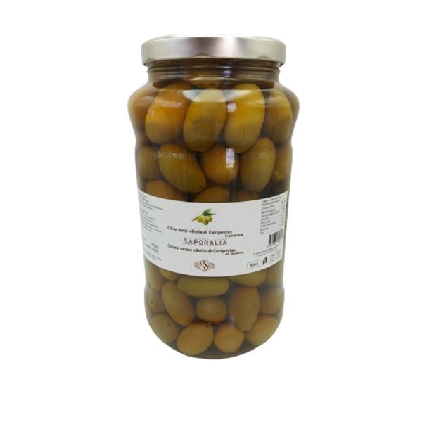 GREEN OLIVES "BELLA DI CERIGNOLA" from 이탈리아 supplied by Saporalia - 올리브